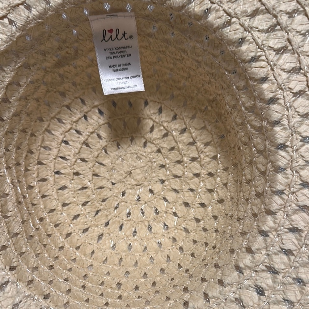 Kids straw hat - Picture 2 of 3